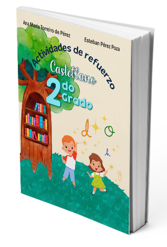 Guía de Castellano para segundo grado con ejercicios de lectura, escritura y ortografía.