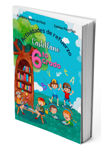 Guía de Castellano para sexto grado con ejercicios de gramática, ortografía y comprensión lectora.